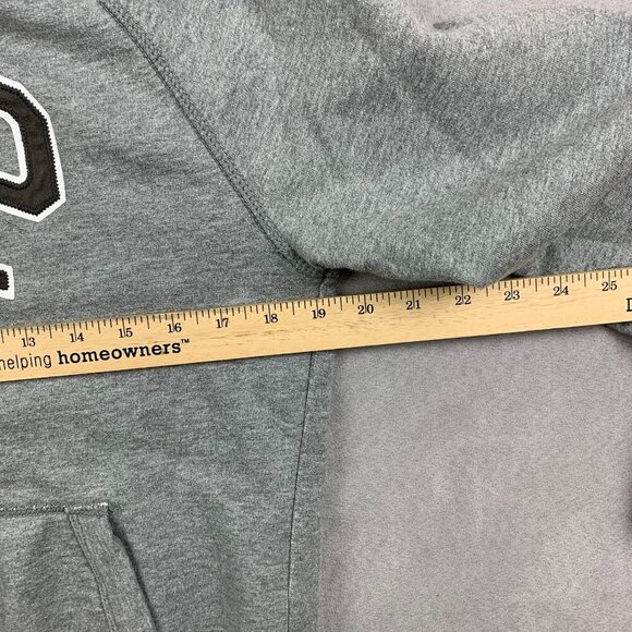 Gap Mens Sweater Small Gray Hoodie Long Sleeve Canada Soft Arch Logo Pullover - Picture 4 of 7
